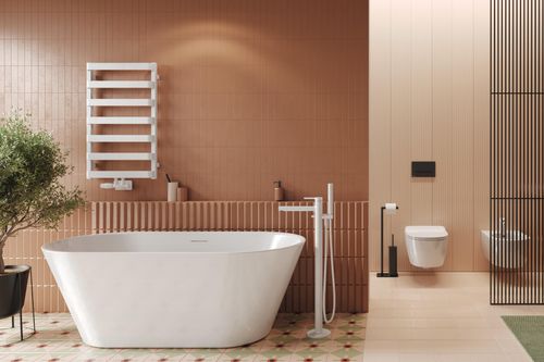 Volaro 2.0 zestaw zintegrowany termostat grzejnikowy lewy, biały mat na Arena.pl