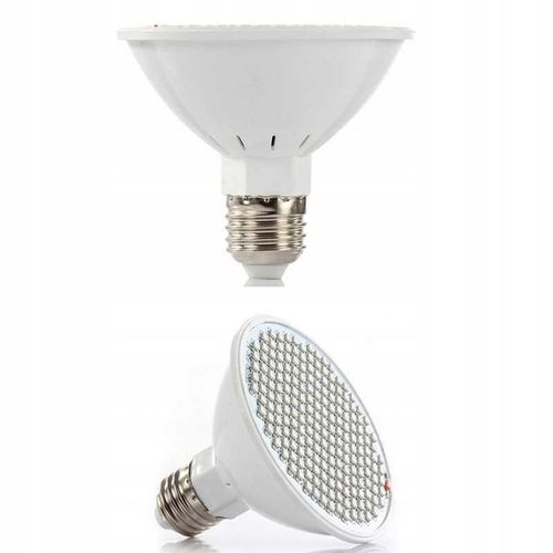 LAMPA Z ŻARÓWKA E27 DO WZROSTU UPRAWY ROŚLIN PANEL FULL SPECTRUM 20W 200LED na Arena.pl