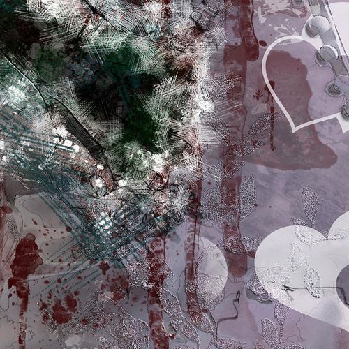 Obraz na płótnie - Canvas, Abstrakcyjne serca 90x60 na Arena.pl