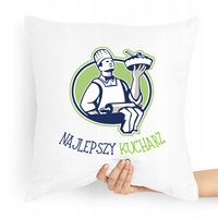 Poduszka Dla Kucharza Prezent Najlepszy Kucharz Z Nadrukiem Ze Zdjęciem