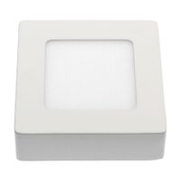 Oprawa Sufitowa Natynkowa Kwadratowa Algine ECO LED SQUARE 230V 6W IP20 Barwa Ciepła Biała Ramka SpectrumLED SLI035022WW