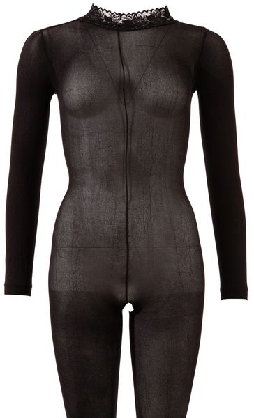 Catsuit With Lace Collar Xl/Xxl zdjęcie 4
