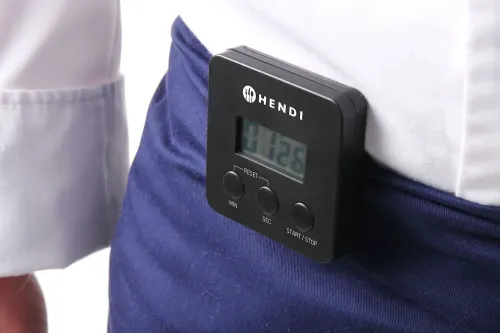 Minutnik timer kuchenny cyfrowy z klipsem - Hendi 271155 na Arena.pl