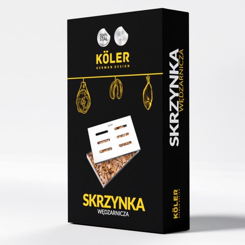 Nierdzewna skrzynka do wędzenia Koler na Arena.pl