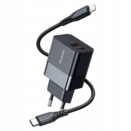 MCDODO SZYBKA ŁADOWARKA USB + USB-C 20W na Arena.pl