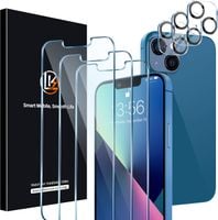 Szkło Hartowane 9H 3 Sztuki na Ekran i Aparat do iPhone 13 Pro Max 14 Plus