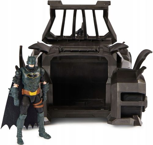 DC COMICS POJAZD BATMOBILE Z WYRZUTNIĄ + FIGURKA LALKA BATMAN 10 CM ZESTAW na Arena.pl