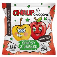 ORYGINALNA SPIŻARNIA CHIPSY JABŁKOWE JABŁKA SUSZONE 100% 20G CHRUP OWOCE