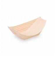 Łódki miseczki bambusowe na przekąski przystawki EKO 14cm 100szt