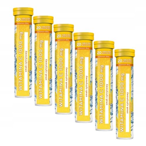Witamina C 1000 mg 6 op. x 20 tabl.musujących MBM na Arena.pl