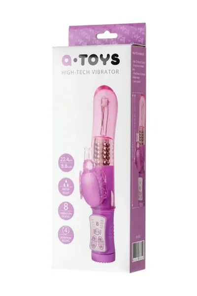 A-TOYS, Vibrator, 13 cm, 8 modes, TPE, ABS-plastic zdjęcie 1