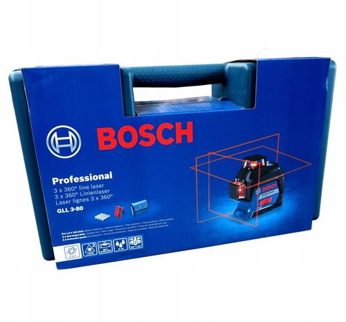 Laser liniowy 3 wiązki , 3x360 stopni BOSCH GLL 3-80 0601063S00 na Arena.pl