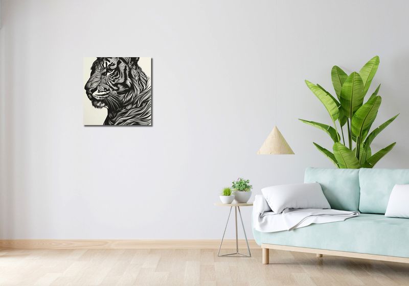 Obraz 50x50cm Tygrysi Gwizd zdjęcie 2