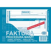 DRUK 195-3E FAKTURA PROCEDURA MARŻY 5906858027211