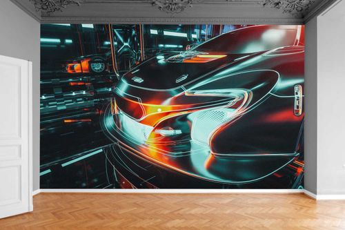 Fototapeta AUTO NEONOWY SAMOCHÓD 3D 200x130 na Arena.pl