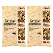 Orzechy brazylijskie 1kg (2x500g) Wysoka JAKOŚĆ Produkt NATURALNY