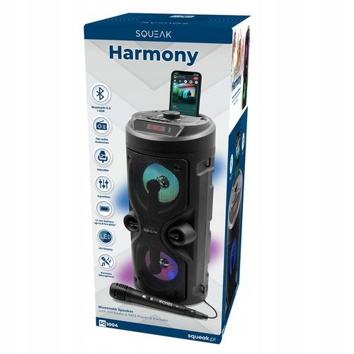 Głośnik karaoke SQUEAK Harmony Bluetooth 5.0 na Arena.pl