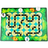 Drewniana gra logiczna znajdź drogę łamigłówka