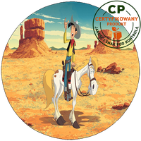 Opłatek na tort Lucky Luke
