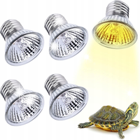 LAMPA GRZEWCZA ŻÓŁW, 4 ŻARÓWKI UVA UVB LAMPA GRZEWCZA DLA GADÓW TERRARIUM