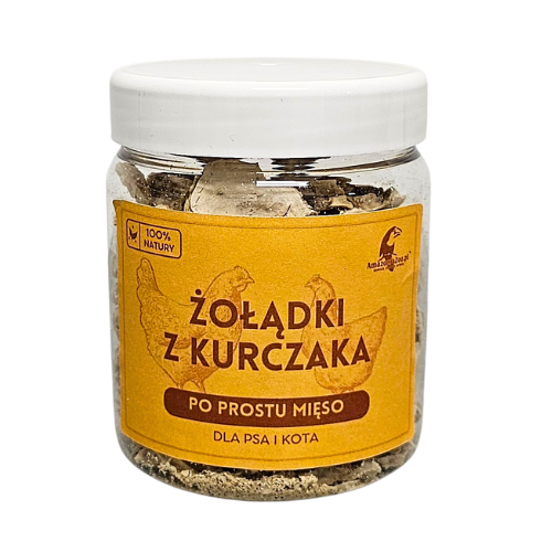 Liofilizowane mięso cielęce, wątróbka strusia, żołądki z kurczaka dla psa na Arena.pl