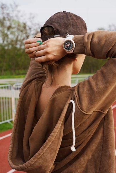 Smartwatch niktrade 206365989 biały zdjęcie 4