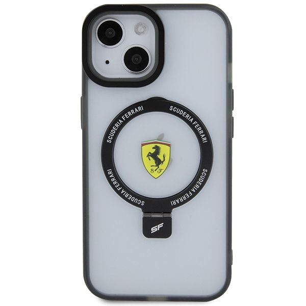 Etui Ferrari do iPhone 15 Plus, iPhone 14 Plus, Przezroczysty MagSafe zdjęcie 3