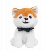 Maskotka pluszak piesek z kokardką 20cm przytulanka B-2721