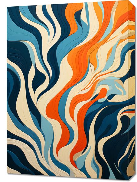 Obraz 50x70cm Oceaniczne Fale zdjęcie 1