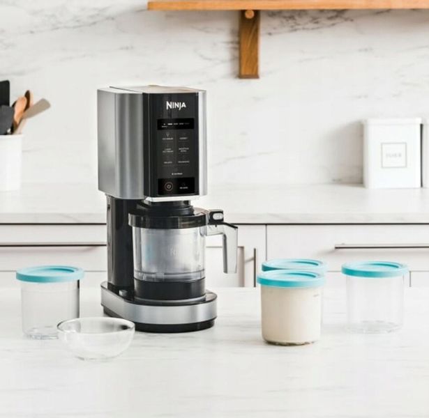 Ninja NC300EU szare Urządzenie Maszynka do lodów sorbetów zdjęcie 6