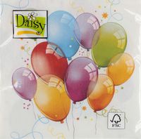 serwetki papierowe kolorowe balony 33x33 cm pol-mak