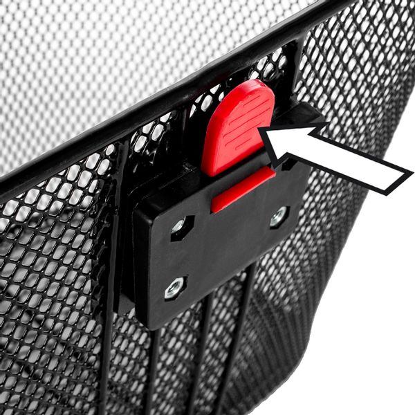 Metalowy Koszyk na Rower, Kierownicę + Wkład zdjęcie 8