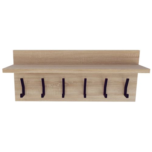 WIESZAK loft Alaska DĄB SONOMA z półką wiszący do przedpokoju na Arena.pl