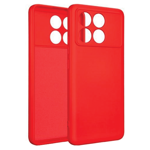 beline etui silicone poco x6 proczerwony/red zdjęcie 1