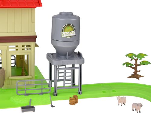 ZABAWKOWY ZESTAW Z AKCESORIAMI ZWIERZĘTA  Z STODOŁĄ na Arena.pl