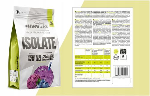 Izolat Białka BIAŁKO 700 g WPI ISO Whey Protein Isolate Jagoda HIRO na Arena.pl