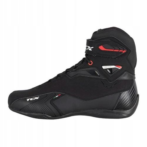 Miejskie buty motocyklowe TCX RUSH BLACK/WHITE czarny biały GRATISY na Arena.pl