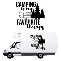 NAKLEJKA NA SAMOCHÓD TERENOWY wodoodporna drzewa las KAMPER camper 70 cm