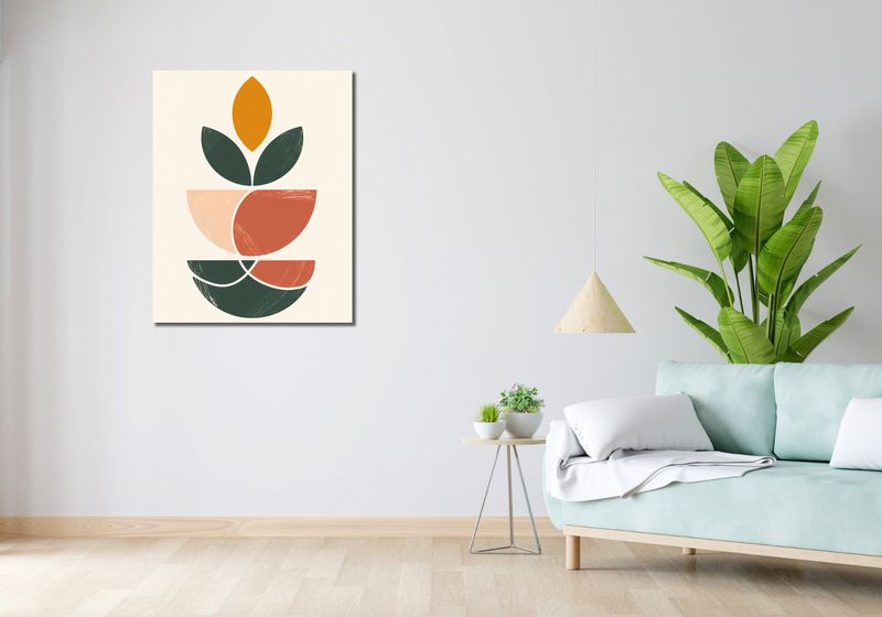 Obraz 70x90cm Zrównoważony Wzrost zdjęcie 2