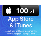 App Store iTunes 100 zł Doładowanie Apple, iPhone