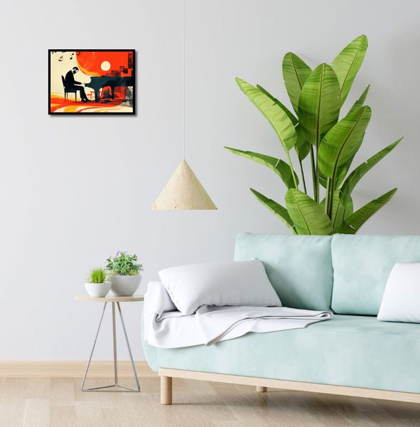 Plakat 40x30cm Pianista zdjęcie 4