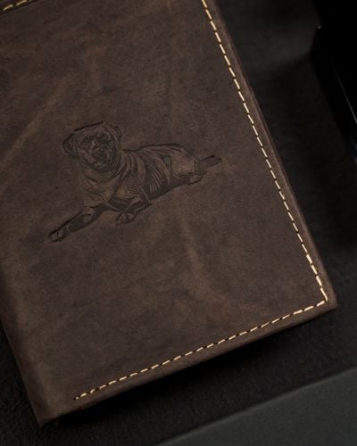 portfel męski skórzany n4-chm-dog-1-bl-brown na Arena.pl