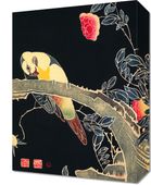 Obraz 30x40cm Parrot on the Branch, Jakuchu Japoński Vintage