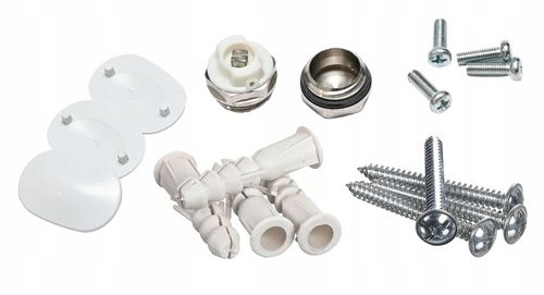 Zestaw montażowy/wieszaki do grzejnika łazienk. drabinkowego ELIPSA BIAŁE! na Arena.pl