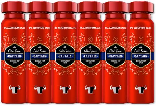 Old Spice Captain dezodorant deo spray 6 x 150ml na Arena.pl