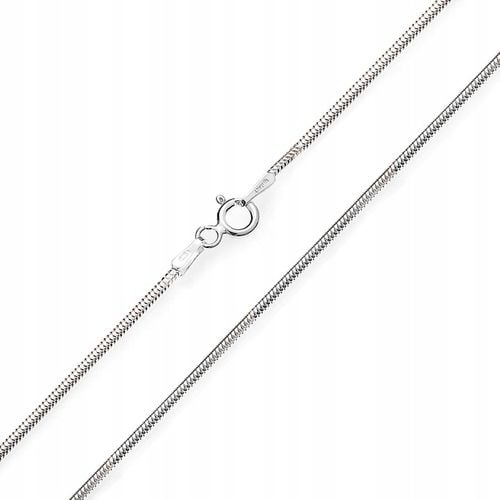 Łańcuszek srebrny damski Splot ŻMIJKA LINKA Srebro pr. 925 | 60 cm x 1.5 mm na Arena.pl