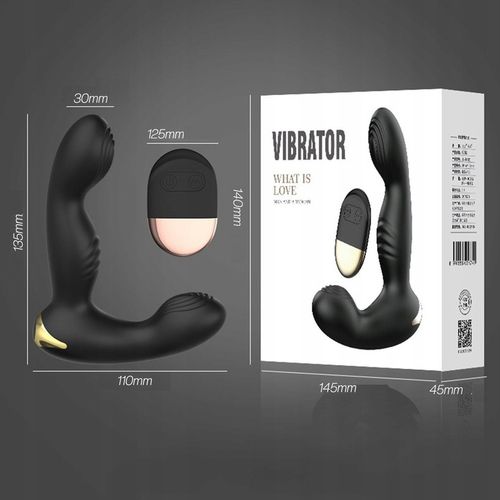 MASAŻER PROSTATY STEROWANY PILOTEM 10 FUNKCJI WIBRATOR ANALNY DLA MĘŻCZYZN na Arena.pl