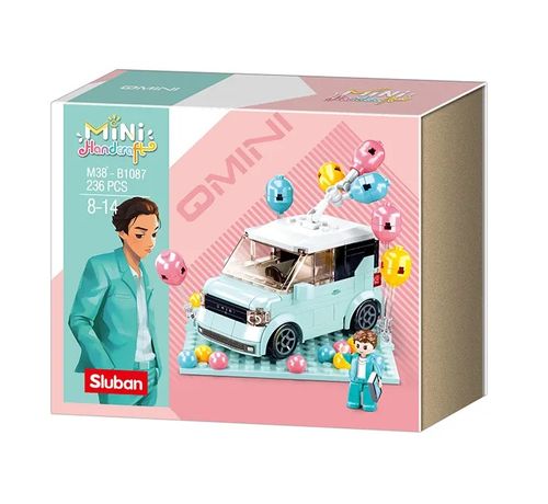 KLOCKI SLUBAN dla dziewczynek Samochód z balonami 236 - B1087 na Arena.pl