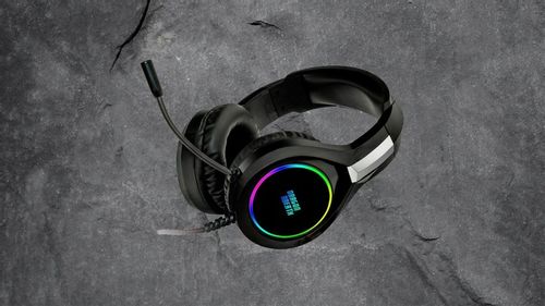 DRAGON BREATH PODŚWIETLANE SŁUCHAWKI NAUSZNE GAMINGOWE RGB Z MIKROFONEM na Arena.pl