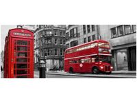 OBRAZ CZERWONA BUDKA TELEFONICZNA LONDYNIE
